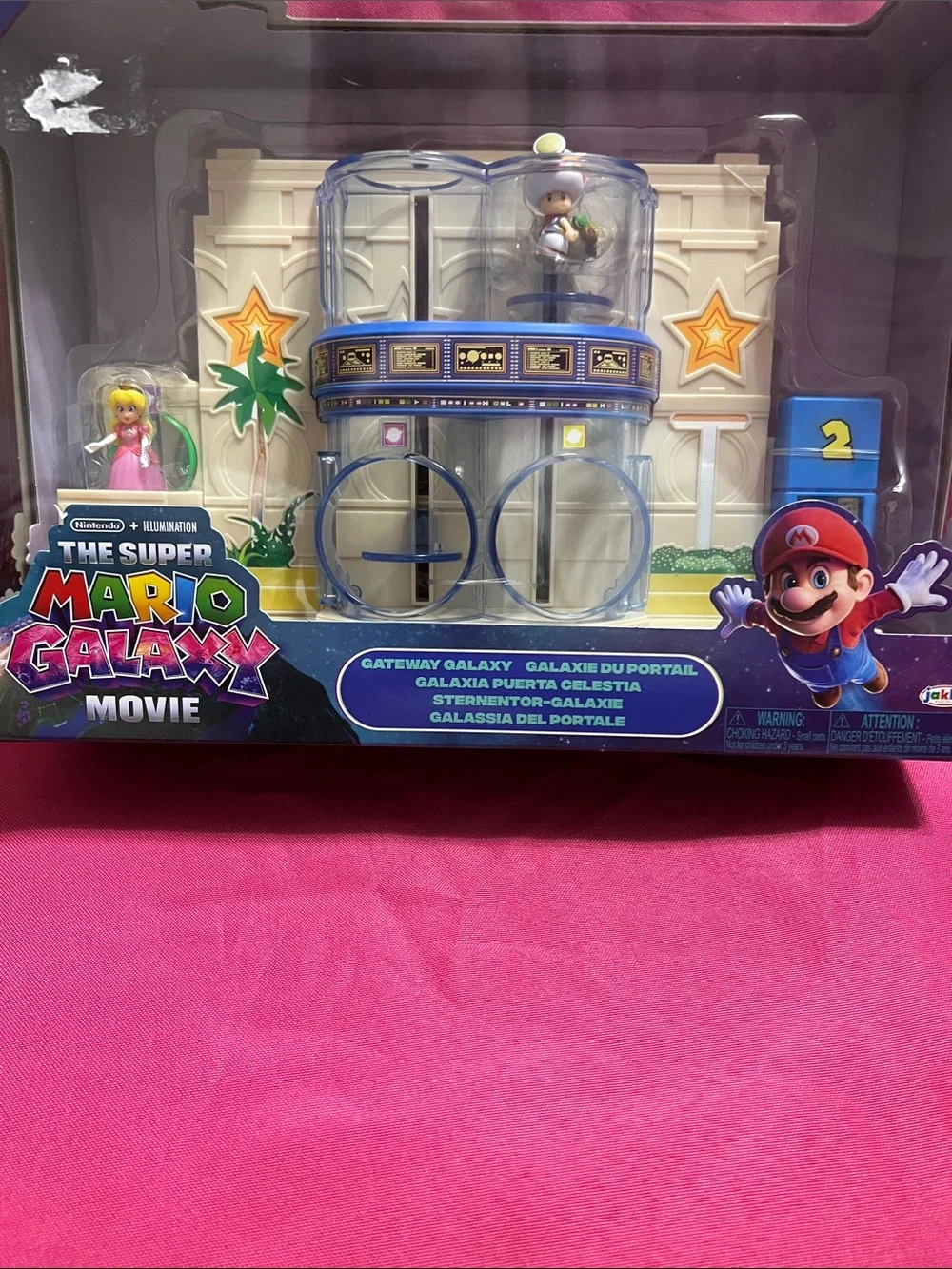 Nintendo Super Mario Galaxy Playset with Blue and Yellow Accents